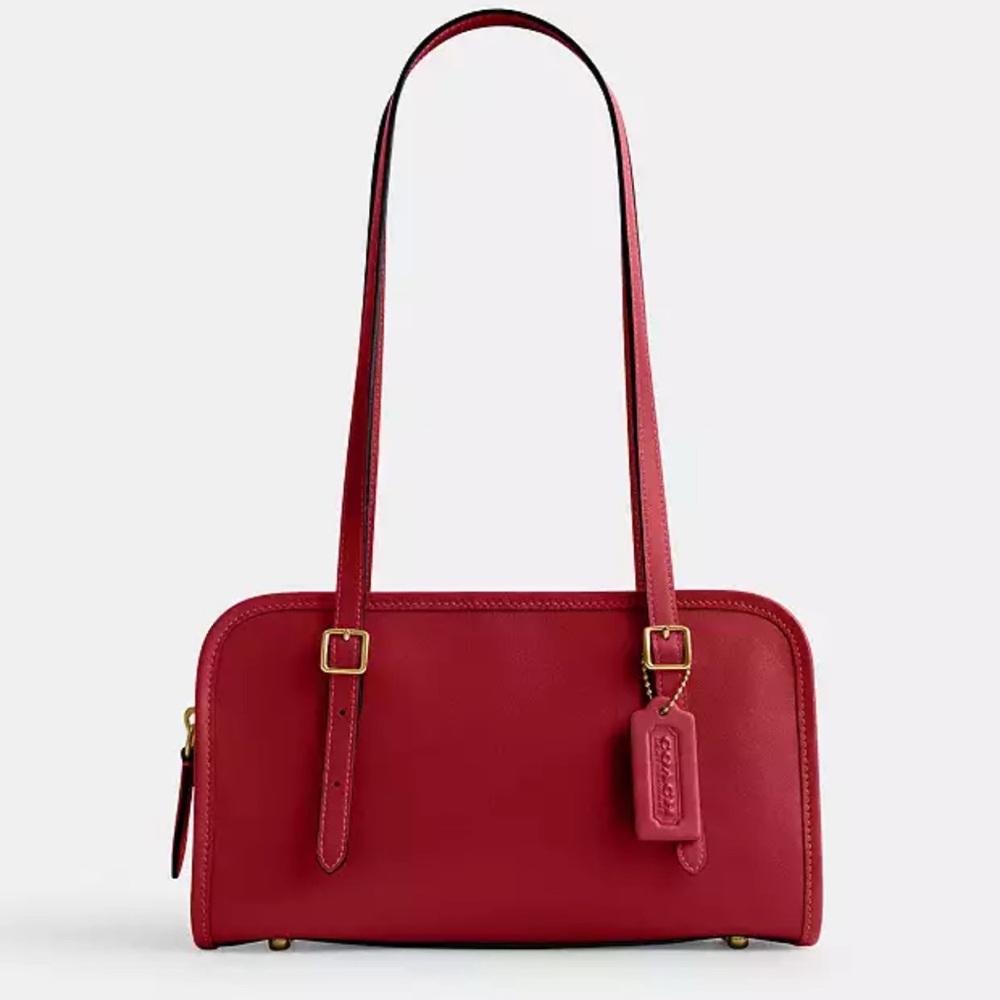 Coach Swing Zip Bag in Ruby